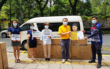 Rainbow Malaysia Supports Uncle Kentang with Donation of WheelChairs to Underprivileged Communities